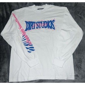 LARGE Dirt Studios® / PRISM Long Sleeve T-Shirt - Zebra